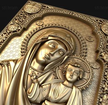 3D model Kazan Icon of the Mother of God (STL)